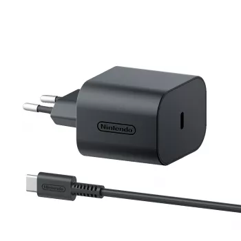 Nintendo Switch 2 AC Adapter, siseruumides kasutatav, AC, 20 V, 1.5 m, Must