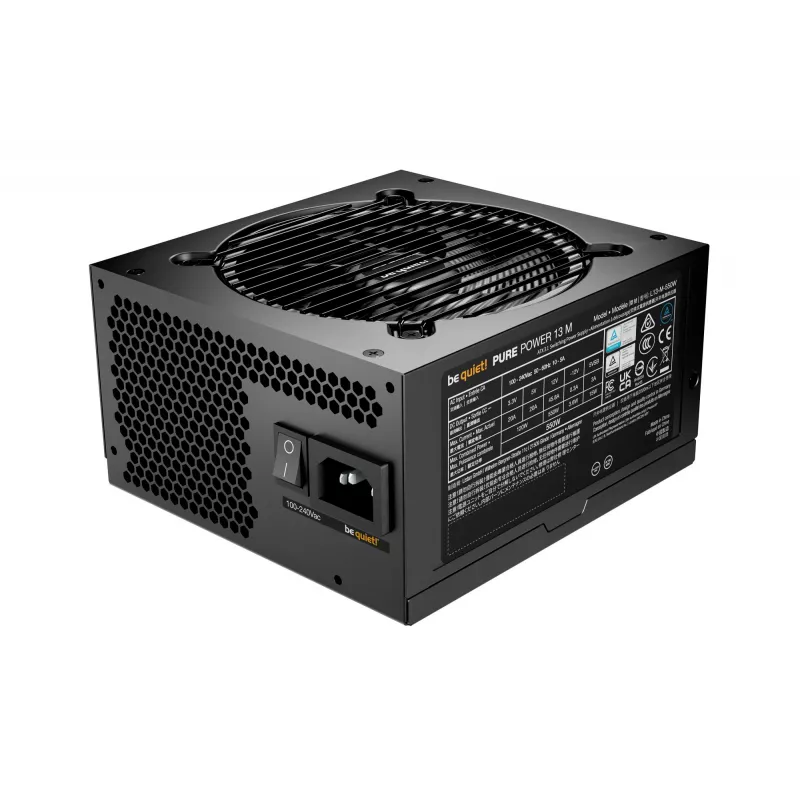 be quiet! Pure Power 13 M | 550W toiteplokk 20+4 pin ATX ATX must