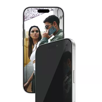 PanzerGlass SAFE. by ® 2-Way Privacy Screen Protector iPhone 17 | iPhone 16 Pro | Ultra-Wide Fit w. EasyAligner