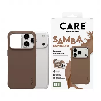 PanzerGlass CARE™ by ® Samba Case Espresso w. MagSafe iPhone 17 Pro