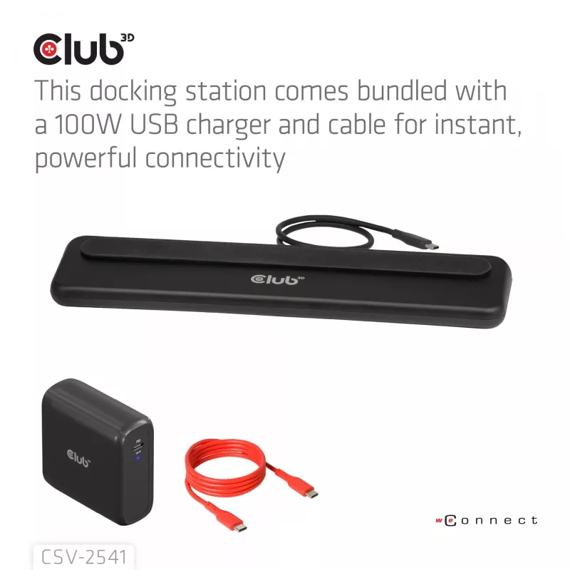 Dokkimisjaam club 3d CSV-2541 USB-C HDMI ja DisplayPort väljunditega