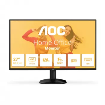 AOC B3 Q27B35S3 arvutimonitor 68,6 cm (27 tolli) 2560 x 1440 pikslit Quad HD LED must