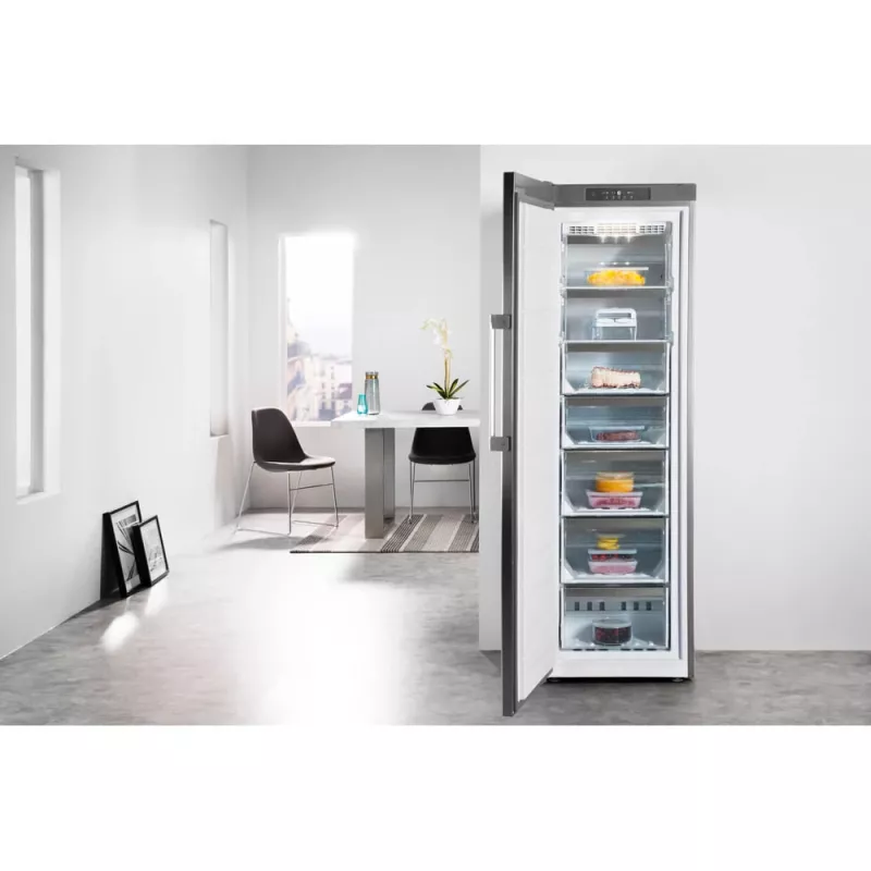 Whirlpool UW8 F2Y XBI F 2 sügavkülmik eraldiseisev 263 L roostevaba teras