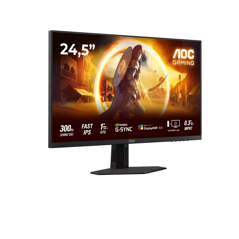 AOC G4 25G4SRE arvutimonitor 62,2 cm (24,5 tolli) 1920 x 1080 pikslit Full HD LED must, punane