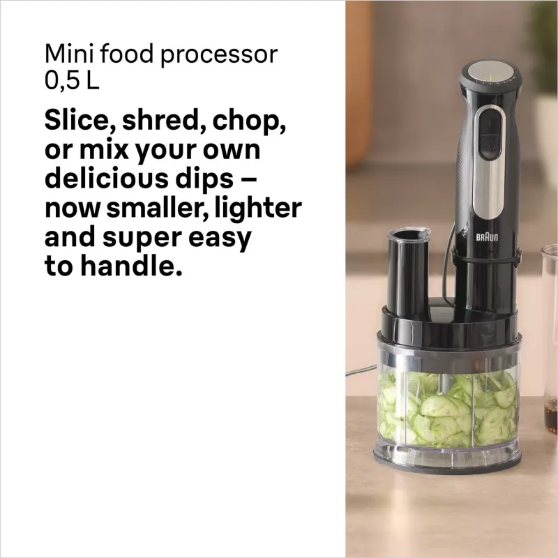 Braun MultiQuick 5 Pro MQ 55755 M 0,6 L saumsegisti blender 1000 W must