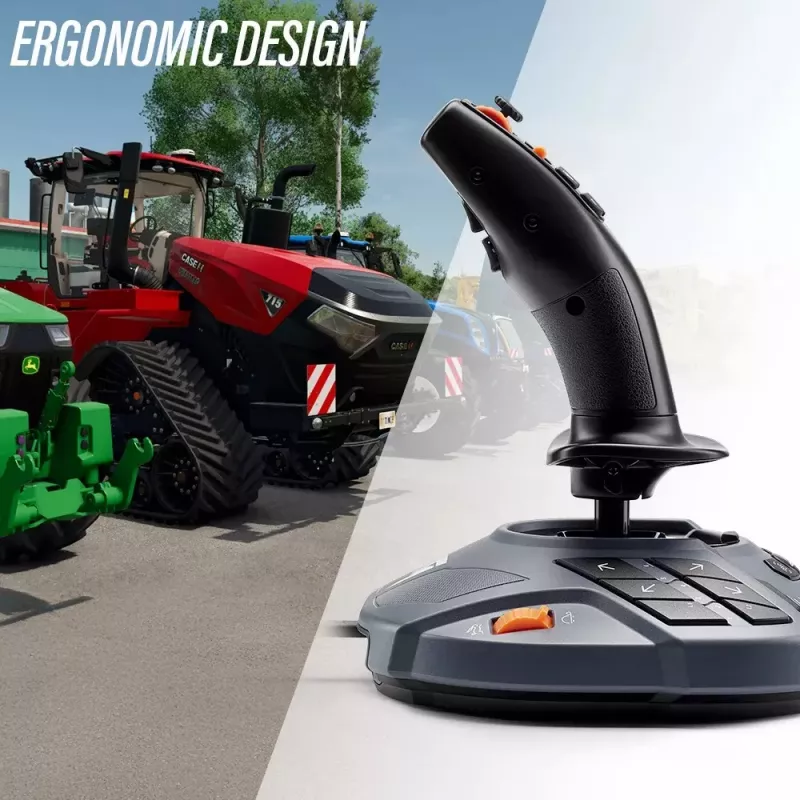 Thrustmaster SimTask FarmStick Must Lennukijuhtkang Analoog / Digitaalne Arvuti, PlayStation 5