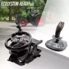 Thrustmaster SimTask FarmStick Must Lennukijuhtkang Analoog / Digitaalne Arvuti, PlayStation 5