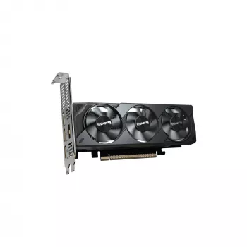 GIGABYTE GeForce RTX 5050 OC Low Profile 8G graafikakaart - 8GB GDDR6, 128bit, PCI-E 5.0, 2587MHz tuumasagedus, 2 x DP, 2 x HDMI, NVIDIA DLSS 4, GV-N5050OC-8GL