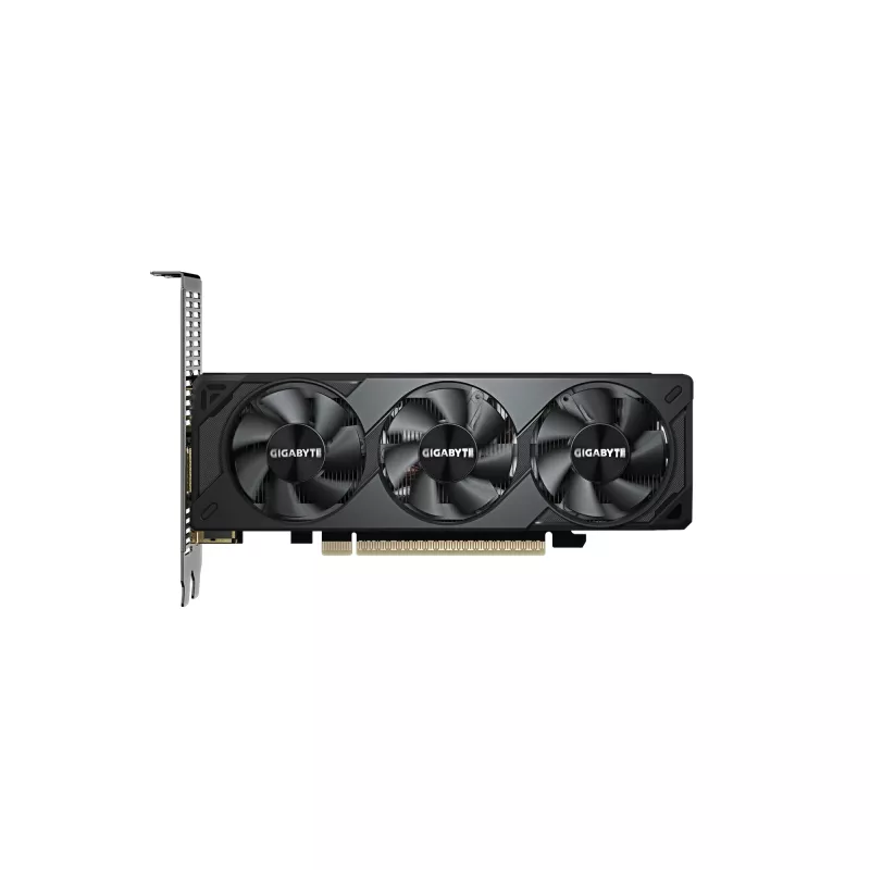 GIGABYTE GeForce RTX 5050 OC Low Profile 8G graafikakaart - 8GB GDDR6, 128bit, PCI-E 5.0, 2587MHz tuumasagedus, 2 x DP, 2 x HDMI, NVIDIA DLSS 4, GV-N5050OC-8GL