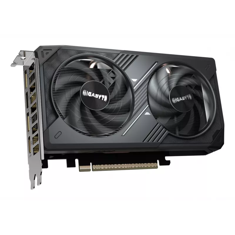 GIGABYTE GeForce RTX 5050 WINDFORCE OC 8G graafikakaart - 8 GB GDDR6, 128-bit, PCI-E 5.0, 2587 MHz tuumasagedus, 2 x DP, 2 x HDMI, NVIDIA DLSS 4, GV-N5050WF2OC-8GD