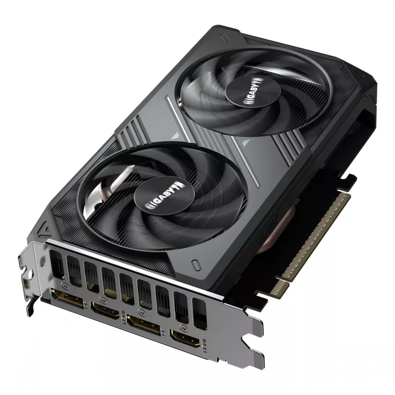 GIGABYTE GeForce RTX 5050 WINDFORCE OC 8G graafikakaart - 8 GB GDDR6, 128-bit, PCI-E 5.0, 2587 MHz tuumasagedus, 2 x DP, 2 x HDMI, NVIDIA DLSS 4, GV-N5050WF2OC-8GD