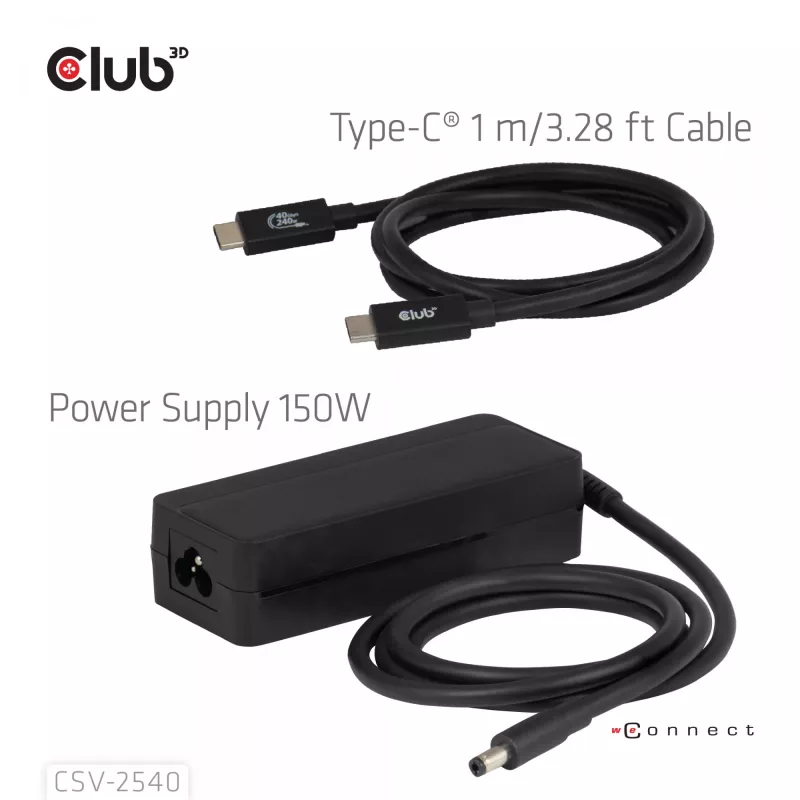 Dokkimisjaam CLUB 3D 14-1 USB-C Quad Display USB4 2× USB 2.0 pordiga