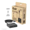 CLUB3D USB-C® kahesuunaline video + andmete + PD lüliti, USB USB-C, 2x DisplayPort, 7680 x 4320 pikslit, must, 8K Ultra HD, 120 Hz