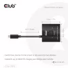 CLUB3D USB-C® kahesuunaline video + andmete + PD lüliti, USB USB-C, 2x DisplayPort, 7680 x 4320 pikslit, must, 8K Ultra HD, 120 Hz