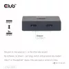 CLUB3D USB-C® kahesuunaline video + andmete + PD lüliti, USB USB-C, 2x DisplayPort, 7680 x 4320 pikslit, must, 8K Ultra HD, 120 Hz