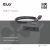 CLUB3D USB-C® kahesuunaline video + andmete + PD lüliti, USB USB-C, 2x DisplayPort, 7680 x 4320 pikslit, must, 8K Ultra HD, 120 Hz