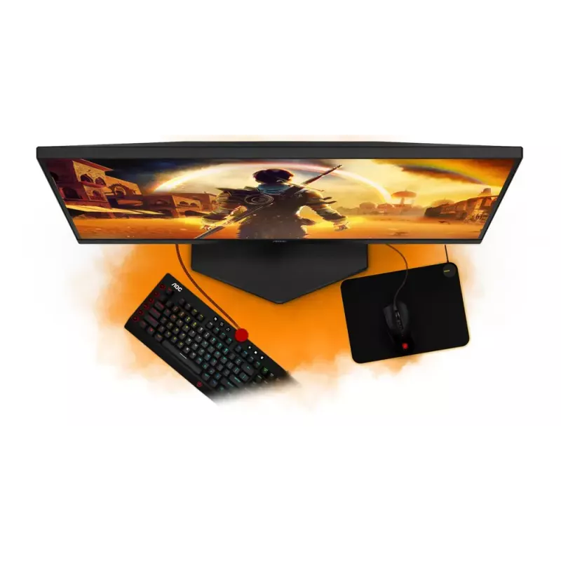AOC G4 Q27G42XE arvutimonitor 68,6 cm (27 tolli) 2560 x 1440 pikslit Quad HD must, punane