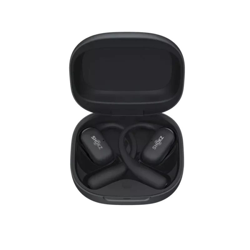 SHOKZ OpenFit 2+ Kõrvaklapid Juhtmevaba Kõrvakonks, Kõrvasisene Kõned/Muusika Bluetooth Must