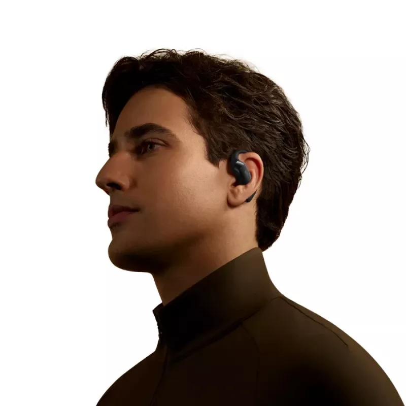SHOKZ OpenFit 2+ Kõrvaklapid Juhtmevaba Kõrvakonks, Kõrvasisene Kõned/Muusika Bluetooth Must