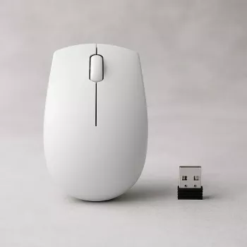Juhtmeta kompaktne hiir Lenovo Compact Mouse akuga — kahekäeline, 1000 DPI, RF-juhtmeta, 3 nuppu, hall