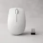Juhtmeta kompaktne hiir Lenovo Compact Mouse akuga — kahekäeline, 1000 DPI, RF-juhtmeta, 3 nuppu, hall