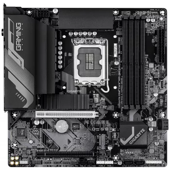 GIGABYTE B760M GAMING X WIFI6E GEN5 Micro ATX emaplaat, LGA1700, B760, DDR5 kuni 5600MHz, 4 DIMM, 2x PCIe 4.0 M.2, Wi‑Fi 6E, 2.5GbE