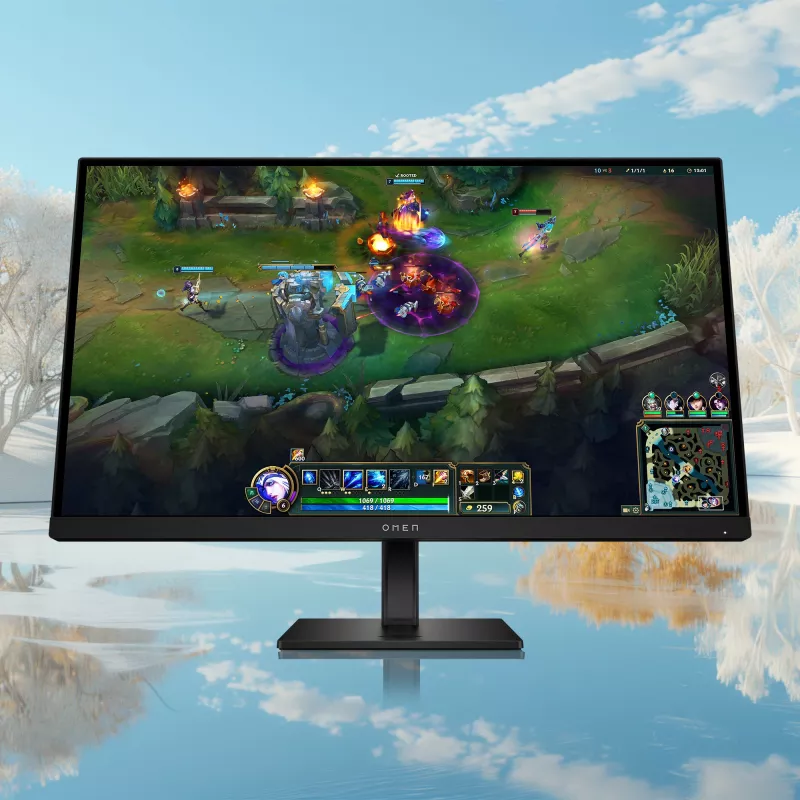 HP OMEN AV4K1E9#ABB arvutimonitor 68,6 cm (27 tolli) 1920 x 1080 pikslit Full HD LCD Must