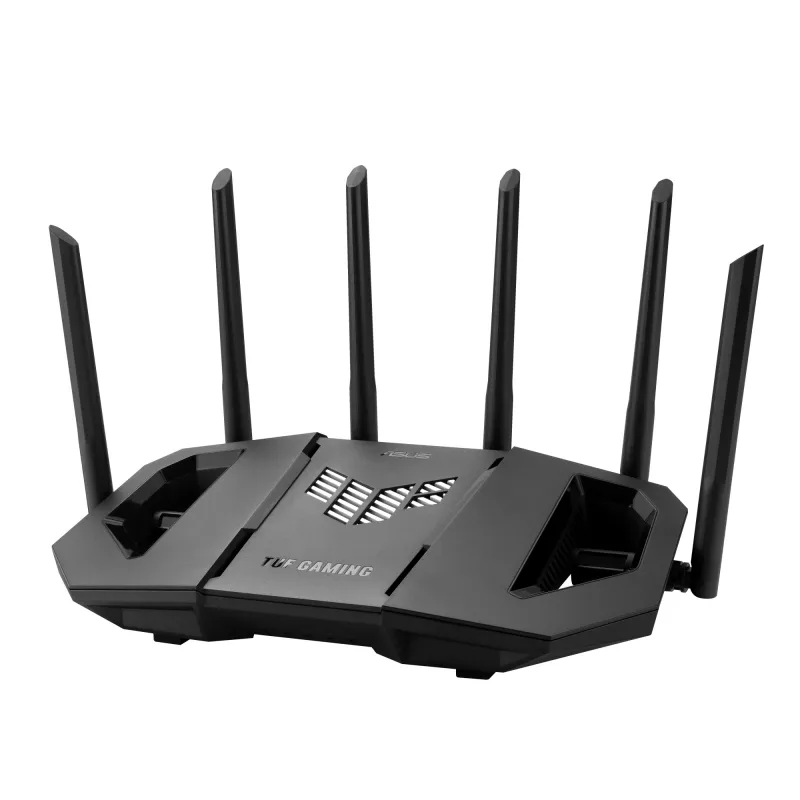 ASUS 90IG0A30-MO9C00 traadita ruuter 2,5 Gigabit Ethernet Kolmriba (2,4 GHz / 5 GHz / 6 GHz) Must