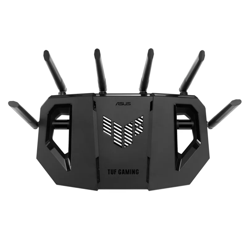 ASUS 90IG0A30-MO9C00 traadita ruuter 2,5 Gigabit Ethernet Kolmriba (2,4 GHz / 5 GHz / 6 GHz) Must