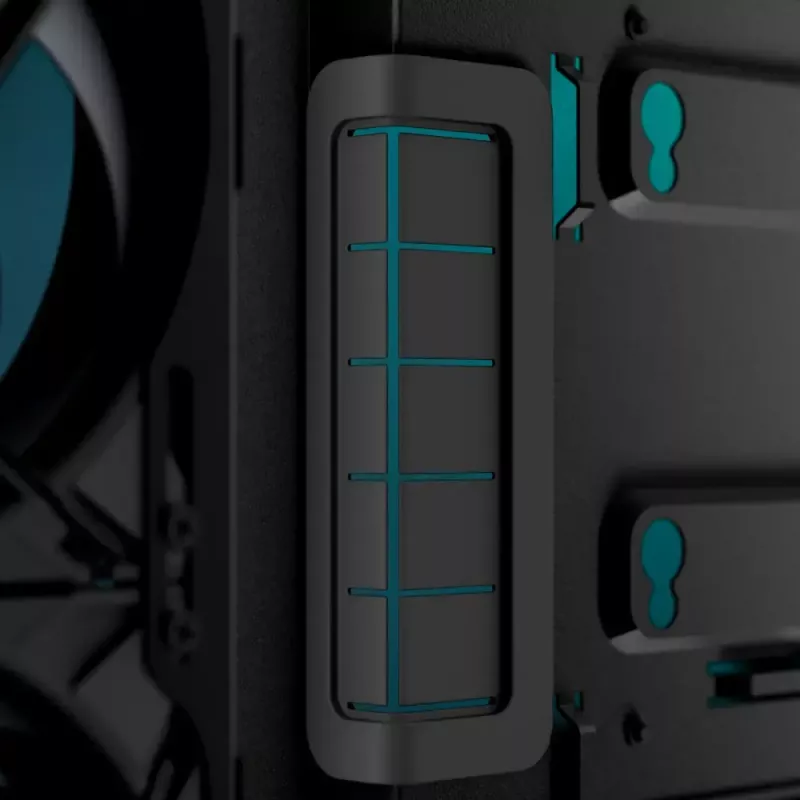 Arvuti korpus ARCTIC Xtender (Mirror Black) Midi Tower Must
