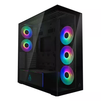 Arvuti korpus ARCTIC Xtender (Mirror Black) Midi Tower Must