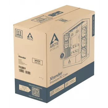 ARCTIC Xtender (Valge) Premium E-ATX arvuti korpus