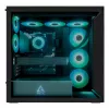 ARCTIC Xtender (Must) Premium E-ATX PC korpus, Midi Tower, PC, Must, EATX, Metall, Karastatud klaas, Mängimine