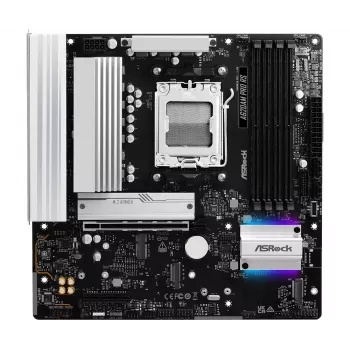 ASRock emaplaat A620AM Pro Rs AM5 AMD A620A 4 x DDR5 1 x HDMI 2.1 TMDS/FRL 8G ühilduv 1 x DisplayPort 1.4 DSC-ga mATX