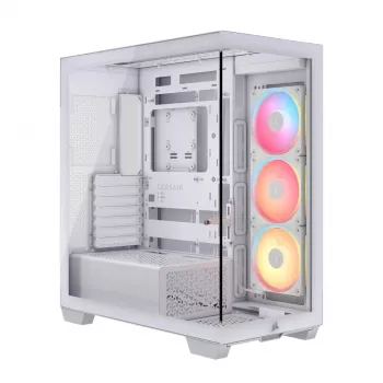 CORSAIR Midi Tower 3500X LX-R RGB iCUE LINK Valge
