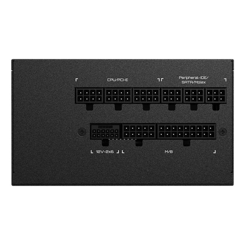 GIGABYTE UD750GM PG5 V2 toiteplokk – PCIe Gen 5.1, 80 PLUS Gold, täismodulaarne disain, 120 mm ventilaator, ATX 3.1 ühilduv, EL pistik
