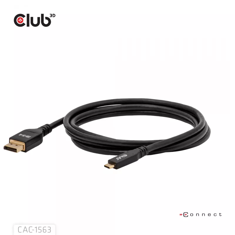 CLUB3D CAC-1563 videokaabli adapter 2 m USB USB-C DisplayPort must