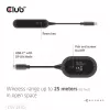 CLUB3D Wireless USB-C® to HDMI™, 1920 x 1080 pikslit, AV saatja ja vastuvõtja, Juhtmega ja juhtmevaba, Must, HDCP