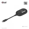 CLUB3D Wireless USB-C® to HDMI™, 1920 x 1080 pikslit, AV saatja ja vastuvõtja, Juhtmega ja juhtmevaba, Must, HDCP