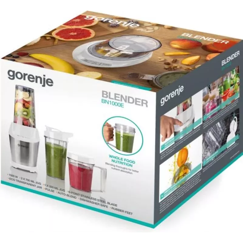 Gorenje BN1000E 0.75 L Lauablender 1000 W Valge