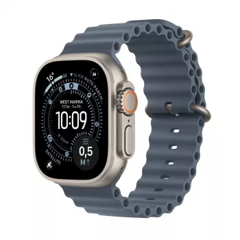 APPLE Watch Ultra 3 (2025) LTE 49mm titaankorpus ookeanirihmaga - sinine