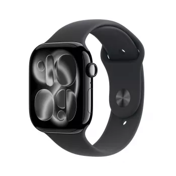 APPLE Watch Series 11 GPS 46mm Jet Black alumiiniumkorpus musta Sport-rihmaga M/L