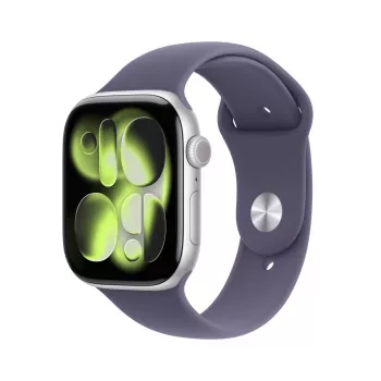 APPLE Watch Series 11 GPS 46mm hõbedane alumiiniumkorpus lilla udu spordirihmaga M/L