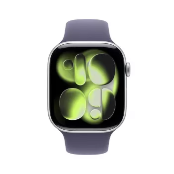 APPLE Watch Series 11 GPS 46mm hõbedane alumiiniumkorpus lilla udu spordirihmaga M/L