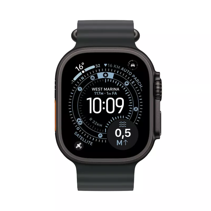 Nutikell Apple Watch Ultra 3 GPS + Cellular 49mm musta titaanist korpusega ja musta ookeanirihmaga