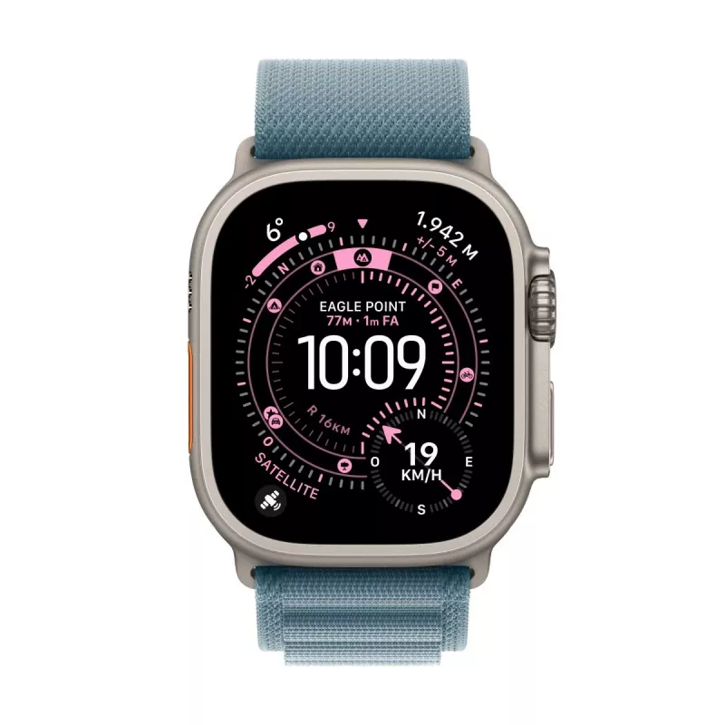 APPLE Watch Ultra 3 (2025) LTE 49mm titaankorpus Alpine Loop Medium - sinine