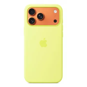 APPLE iPhone 17 Pro Max - Silikoonümbris Magsafe'iga - Neoonkollane