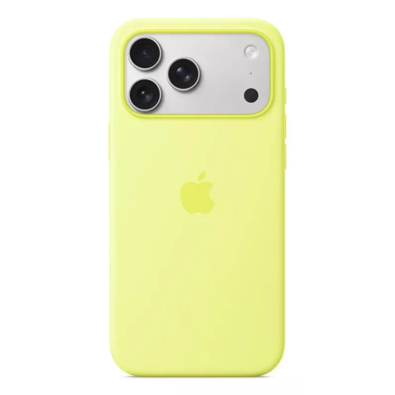 APPLE iPhone 17 Pro Max - Silikoonümbris Magsafe'iga - Neoonkollane