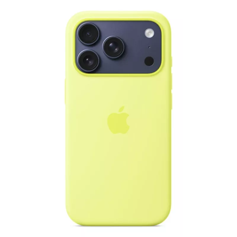 APPLE iPhone 17 Pro - Silikoonümbris MagSafe'iga - Neoonkollane