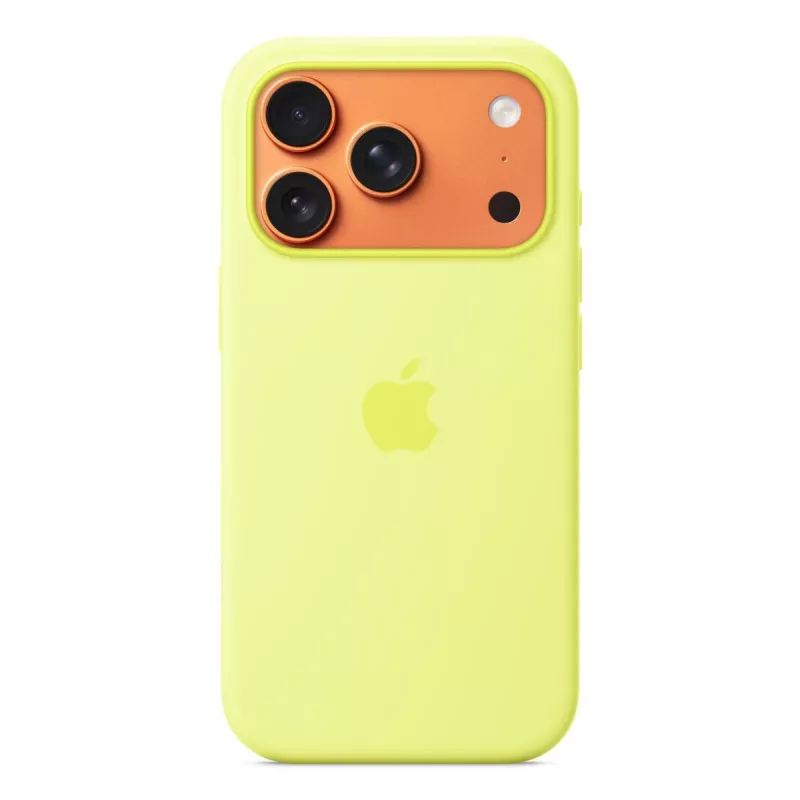 APPLE iPhone 17 Pro - Silikoonümbris MagSafe'iga - Neoonkollane